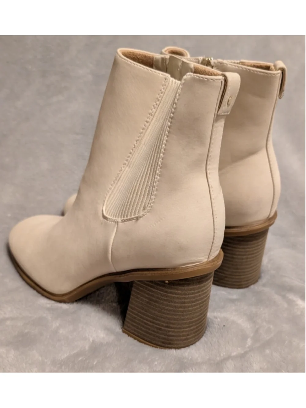 Dr. Scholl's Ride Away Beige Ankle Booties Women's Size 9.5 B261